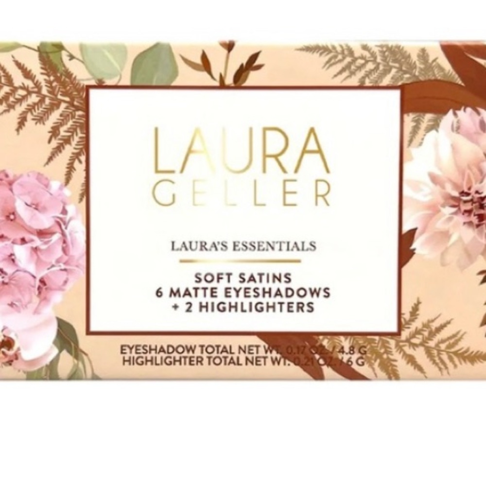 Laura Geller soft satins eyeshadow and highlighter
